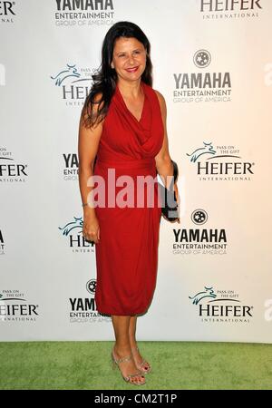 Tracey Ullman aux arrivées pour au-delà de la faim : une place à la Table, Montage Beverly Hills Hotel, Los Angeles, CA Septembre 21, 2012. Photo par : Dee Cercone/Everett Collection Banque D'Images