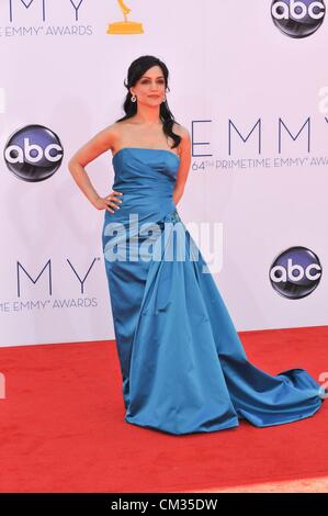 Archie Panjabi arrivants64th Primetime Emmy Awards - Arrivals Partie 2 Nokia Theatre L.A LIVE Los Angeles CA 23 Septembre 2012 Banque D'Images