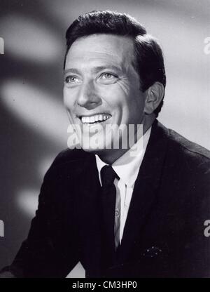 26 septembre 2012 - Andy Williams, dont la performance de 'Moon River' est devenu un classique de la musique pop, et un Emmy-winning plat la variété hôte, est décédé à l'âge de 84 ans de cancer de la vessie de Branson, Missouri, États-Unis. Photo : ANDY WILLIAMS. Banque D'Images