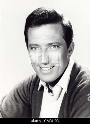 26 septembre 2012 - Andy Williams, dont la performance de 'Moon River' est devenu un classique de la musique pop, et un Emmy-winning plat la variété hôte, est décédé à l'âge de 84 ans de cancer de la vessie de Branson, Missouri, États-Unis. Photo : ANDY WILLIAMS. Banque D'Images