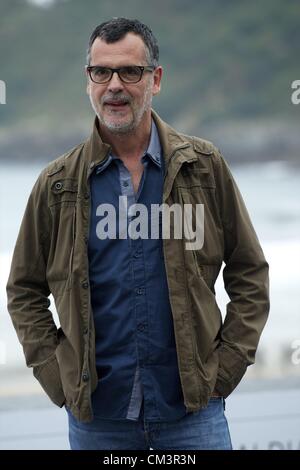 28 septembre 2012 - San Sebastian, Pays Basque, Espagne - directeur Eduard Cortes assiste à 'Â¡ !' Deadly cargo photocall du Kursaal Palace pendant 60e Festival International du Film de San Sebastian le 28 septembre 2012 à San Sebastian, Espagne. (Crédit Image : © Jack Abuin/ZUMAPRESS.com) Banque D'Images