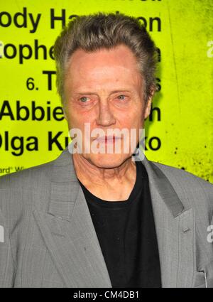 USA. Christopher Walken aux arrivées pour sept psychopathes Premiere, Bruin Theatre, Los Angeles, CA le 1 octobre 2012. Photo par : Dee Cercone/Everett Collection/ Alamy live news. Banque D'Images