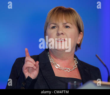 JOHANN LAMONT MP SCOTTISH LEADER DU PARTI le 02 octobre 2012 Manchester Central Manchester en Angleterre Banque D'Images