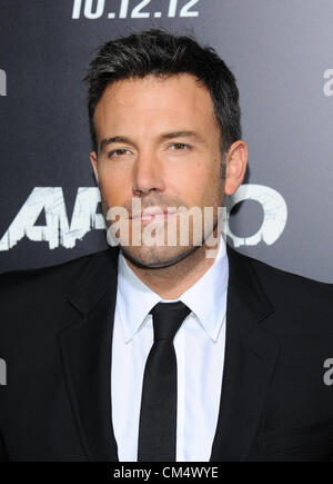 Ben Affleck a la premiere du film pour "Argo" à Los Angeles, CA 4 Oct 2012. USA. Banque D'Images