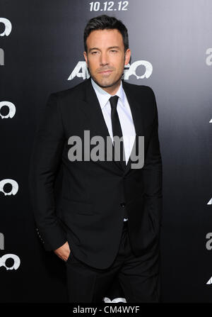 Ben Affleck a la premiere du film pour "Argo" à Los Angeles, CA 4 Oct 2012. USA. Banque D'Images