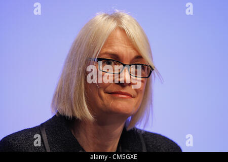 MARGOT JAMES MP VICE-PRÉSIDENT DE LA CONSERVAT 09 Octobre 2012 L'ICC BIRMINGHAM ENGLAND Banque D'Images