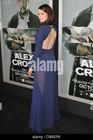 15 octobre 2012 - Los Angeles, Californie, États-Unis - Rachel Nichols assistant à la première de Los Angeles ''Alex Cross'' tenue à l'Arclight Theatre à Hollywood, Californie sur .le 15 octobre 2012. 2012.(Image Crédit : © D. Long/Globe Photos/ZUMAPRESS.com) Banque D'Images