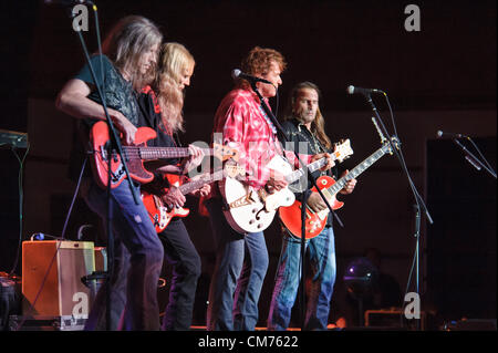 LINCOLN, CA - le 19 octobre : country rock band les Outlaws effectuer à Thunder Valley Casino Resort de Lincoln, Californie le 19 octobre 2012 Banque D'Images