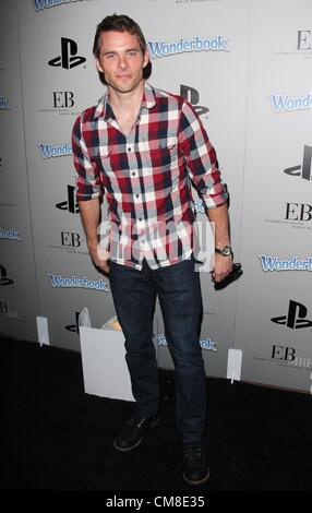 27 octobre 2012 - Los Angeles, Californie, États-Unis - James Marsden participe à l'équipe PlayStation et EBMRF Epic Halloween Party le 27 octobre 2012 à 7470 Beverly Boulevard, Los Angeles, CA.USA.(Image Crédit : © TLeopold ZUMAPRESS.com)/Photos/Globe Banque D'Images