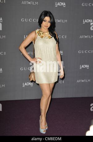 27 octobre 2012 - Los Angeles, Californie, États-Unis - Haifa Wehbe qui fréquentent l'Art LACMA 2012 & Film gala tenu au LACMA à Los Angeles, Californie le 27 octobre 2012. Crédit Image : 2012(© D. Long/Globe Photos/ZUMAPRESS.com) Banque D'Images