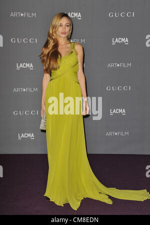 27 octobre 2012 - Los Angeles, Californie, États-Unis - Natalie Gal participant à la LACMA 2012 Art & Film gala tenu au LACMA à Los Angeles, Californie le 27 octobre 2012. Crédit Image : 2012(© D. Long/Globe Photos/ZUMAPRESS.com) Banque D'Images