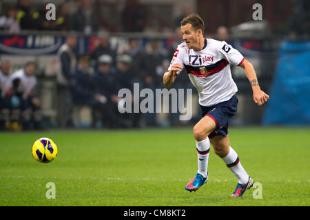 Daniel Tozser (Gênes), le 27 octobre 2012 - Football / Soccer : Italien 'Serie' un match entre l'AC Milan Genoa 1-0 au Stadio Giuseppe Meazza de Milan, Italie. (Photo de Maurizio Borsari/AFLO) [0855] Banque D'Images