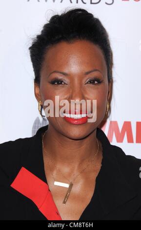 29 octobre 2012 - Hollywood, Californie, États-Unis - International Women's Media Foundation's 2012 Courage en journalisme awards at Beverly Hills Hotel à Los Angeles, CA 10/29/12 2012..Aisha Tyler(Image Crédit : © Scott Kirkland/Globe Photos/ZUMAPRESS.com) Banque D'Images