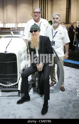 Billy Gibbons, Richard Varner, invité au SEMA Show 2012 - MAR, Las Vegas Convention Center, Las Vegas, NV le 30 octobre 2012. Photo par : James Atoa/Everett Collection/Alamy live news. USA. Banque D'Images