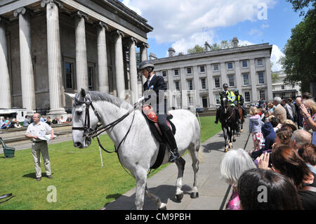 British Museum, Londres, Royaume-Uni. 30 juin 2012. Canada prennent part à la parade de chevaux dans le cadre de la puissance 24, un jour célébrant toutes choses des chevaux. Banque D'Images