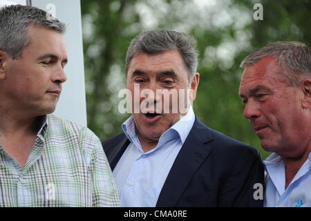 01.07.2012. Tour de France, à Liega Seraing. L'étape 1. Eddy Merckx, Seraing Banque D'Images