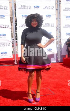 Marsha Ambrosius au BET Awards pour des arrivées, Shrine Auditorium, Los Angeles, CA le 1er juillet 2012. Photo par : Elizabeth Goodenough/Everett Collection Banque D'Images