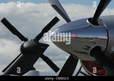 11 juin 2012. Farnborough International Airshow. Photo - hélices de bateaux divers Banque D'Images