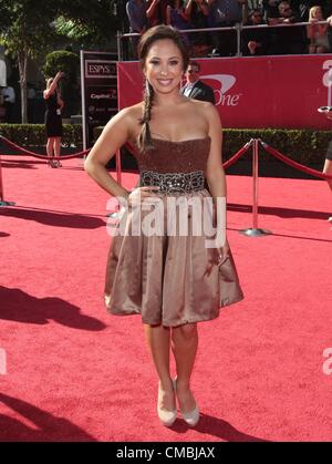 Cheryl Burke aux arrivées d'ESPN'S 2012 ESPY awards - Arrivals, Nokia Theatre à Los Angeles. Vivre, Los Angeles, CA, 11 juillet 2012. Photo par : Adam Orchon/Everett Collection Banque D'Images