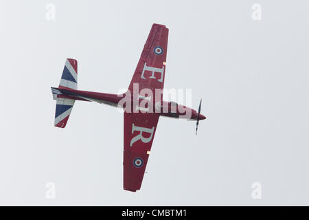 07.07.2012 L'Angleterre de Fairford. Royal International Air Tattoo RAF Tucano T1 de l'escadron 72 Banque D'Images