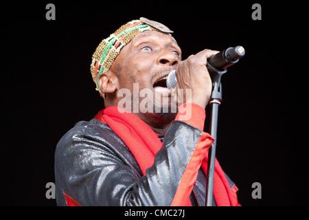 14-7-2012 : Guilford, UK - Jimmy Cliff l'exécution au jour 2 de Guilfest 2012 Banque D'Images