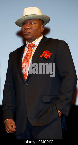 18 juillet 2012 - Moscou, Russie - Juillet 18,2012. Moscou, Russie. Des soldats de fortune premiere à Moscou. Ving Rhames acteur sur la photo : (crédit Image : © PhotoXpress/ZUMAPRESS.com) Banque D'Images