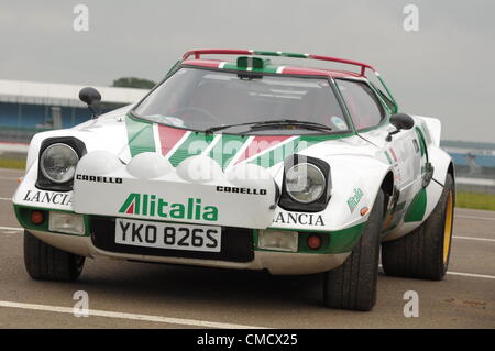 20 juillet 2012, Silverstone, UK UNE Lancia Stratos sur l'affichage à Silverstone Classic 2012 Banque D'Images