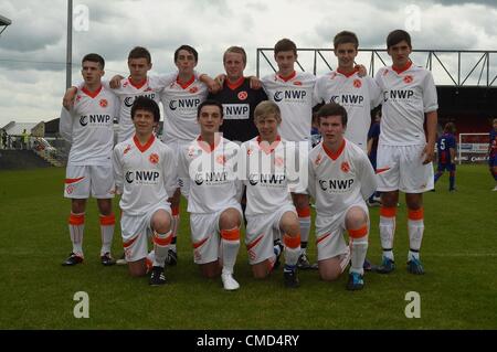 Fr Armagh County Armagh 2 tasse lait 2 Moscou KSCA Tournoi Junior, Shamrock Park, Portadown, N.Ireland 21/07/2012 CREDIT : LiamMcArdle.com Banque D'Images