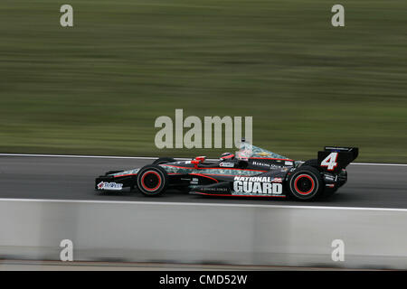 21 juillet 2012 - Edmonton, Alberta, Canada - IZOD Indycar Series, Edmonton Indy, Edmonton, AB, Canada, du 20 au 22 juillet 2012, J R HILDEBRAND, Panther Racing. (Crédit Image : © Ron Bijlsma/ZUMAPRESS.com) Banque D'Images