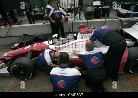 21 juillet 2012 - Edmonton, Alberta, Canada - IZOD Indycar Series, Edmonton Indy, Edmonton, AB, Canada, du 20 au 22 juillet 2012, Marco Andretti, Andretti Autosport. (Crédit Image : © Ron Bijlsma/ZUMAPRESS.com) Banque D'Images