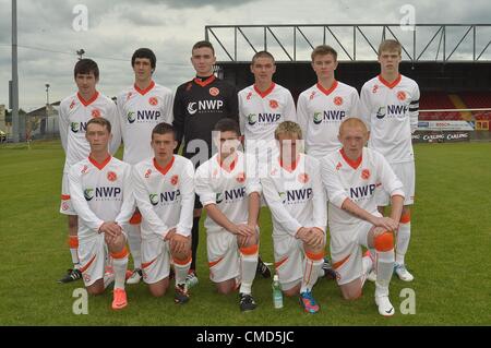 Fr Armagh County Armagh 1 Tottenham Hotspur 1 tasse lait Premier tournoi, Shamrock Park, Portadown, N.Ireland 21/07/2012 CREDIT : LiamMcArdle.com Banque D'Images