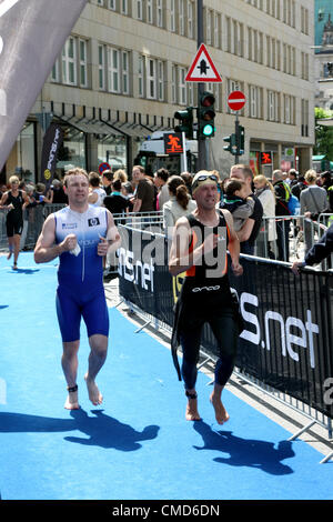 Dextro Energy triathlon ITU World Championship Series 2012 Hambourg Banque D'Images