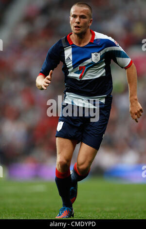 TOM CLEVERLEY Grande-bretagne Old Trafford Manchester en Angleterre le 26 juillet 2012 Banque D'Images