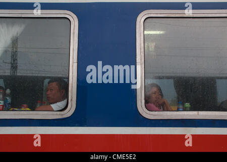 À la fin de juillet 2012, en Chine à Pékin et de nombreuses régions ont souffert des fortes pluies, tels que Tianjin.4 heures de l'après-midi du 28 juillet, Tangshan, Province de Hebei a également commencé à partir de l'averse. Banque D'Images