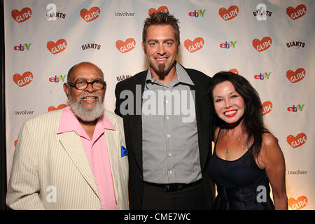 28 juillet 2012 - San Francisco, Californie, États-Unis - 1100 fondateur, le Révérend Cecil WILLIAMS, de baseball des Giants de San Francisco, Jeremy AFFELDT et GLIDE Président fondateur JANICE MIRIKITANI assister à la 3ème Conférence annuelle 1100 Legacy Gala à la salle de bal Regency le Samedi, 28 juillet 2012 à San Francisco, CA. (Crédit Image : © Omar Vega/ZUMAPRESS.com) Banque D'Images