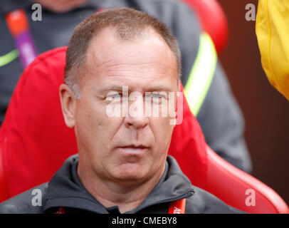 MANO MENEZES (entraîneur) BRÉSIL OLD TRAFFORD MANCHESTER EN ANGLETERRE 29 Juillet 2012 Banque D'Images