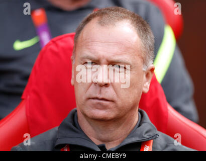 MANO MENEZES (entraîneur) BRÉSIL OLD TRAFFORD MANCHESTER EN ANGLETERRE 29 Juillet 2012 Banque D'Images