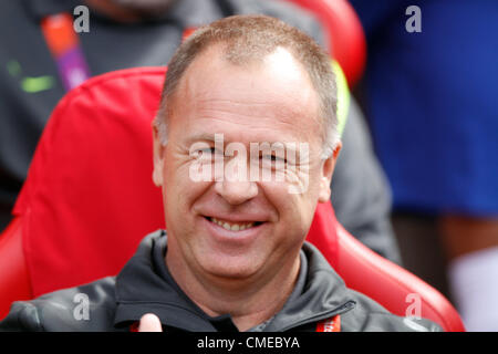 MANO MENEZES (entraîneur) BRÉSIL OLD TRAFFORD MANCHESTER EN ANGLETERRE 29 Juillet 2012 Banque D'Images