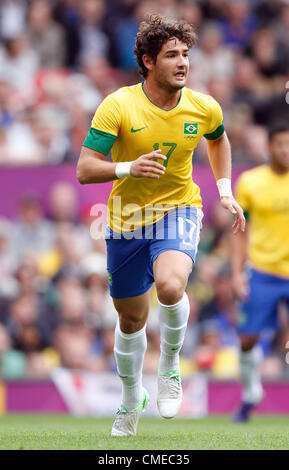 ALEXANDRE PATO BRÉSIL OLD TRAFFORD MANCHESTER EN ANGLETERRE 29 Juillet 2012 Banque D'Images