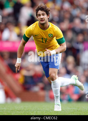 ALEXANDRE PATO BRÉSIL OLD TRAFFORD MANCHESTER EN ANGLETERRE 29 Juillet 2012 Banque D'Images