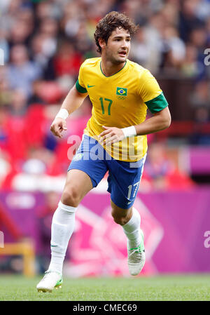 ALEXANDRE PATO BRÉSIL OLD TRAFFORD MANCHESTER EN ANGLETERRE 29 Juillet 2012 Banque D'Images