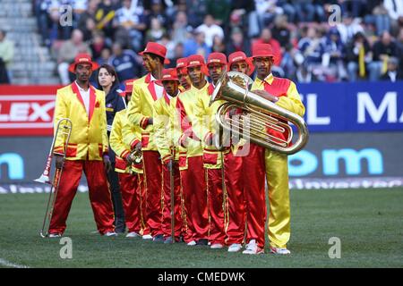 CAPE TOWN, AFRIQUE DU SUD - le 28 juillet, vue générale pendant le Super Rugby match de demi-finale entre DHL Stormers et les requins de DHL Newlands Stadium le 28 juillet 2012 à Cape Town, Afrique du Sud Photo de Luke Walker / Images Gallo Banque D'Images