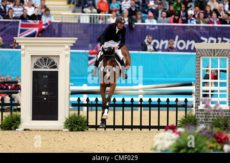 PETER THOMSEN ALLEMAGNE GREENWICH PARK Londres Angleterre 31 Juillet 2012 Banque D'Images