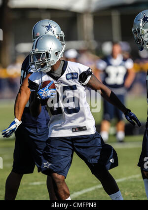 31 juillet 2012 - Arlington, Texas, États-Unis - Dallas Cowboys Lance running back Dunbar (25) dans l'action au Cowboys de Dallas 2012 Camp de formation qui a eu lieu au Marriott Inn résident de terrains de football à Oxnard, CA. (Crédit Image : © Dan Wozniak/ZUMAPRESS.com) Banque D'Images