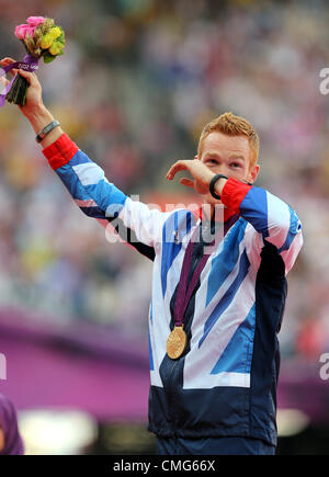 CÉRÉMONIE DE REMISE DES MÉDAILLES GREG RUTHERFORD Banque D'Images