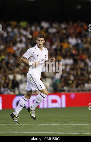 09/08/2012 - match amical pré saison - Valencia CF vs Tottenham Hotspurs - Estadio MESTALLA, Valence, Espagne - Gareth Bale Banque D'Images