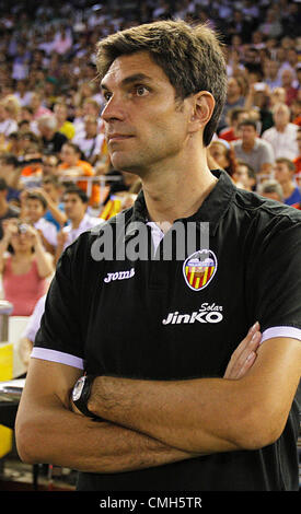 09/08/2012 - match amical pré saison - Valencia CF vs Tottenham Hotspurs - Estadio MESTALLA, Valence, Espagne - Mauricio Pellegrino Pelegrino Banque D'Images