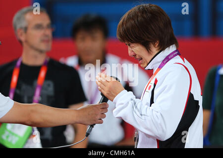 Kyoko Hamaguchi (JPN), le 9 août 2012 - Lutte : 72kg masculin à ExCeL pendant les Jeux Olympiques de Londres en 2012 à Londres, au Royaume-Uni. (Photo de Daiju Kitamura/AFLO SPORT) [1045] Banque D'Images