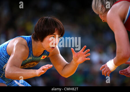 Kyoko Hamaguchi (JPN), le 9 août 2012 - Lutte : 72kg masculin à ExCeL pendant les Jeux Olympiques de Londres en 2012 à Londres, au Royaume-Uni. (Photo de Koji Aoki/AFLO SPORT) [0008] Banque D'Images