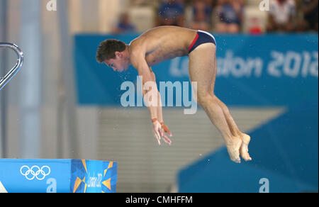 TOM DAILEY Grande-bretagne STRATFORD Londres Angleterre 11 Août 2012 Banque D'Images